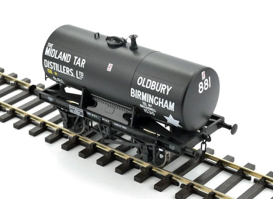 Dapol 7F-063-005 14t Anchor Mounted Class B Tank Wagon Midland Tar Dist 881, O Gauge