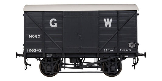 Dapol 7F-068-001 12t Mogo Van Great Western Grey 126342, O Gauge