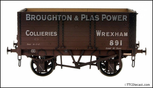Dapol 7F-073-006W 7 Plank 9' W/B Three Door Broughton & Plas Power 891 - Weathered - O Gauge