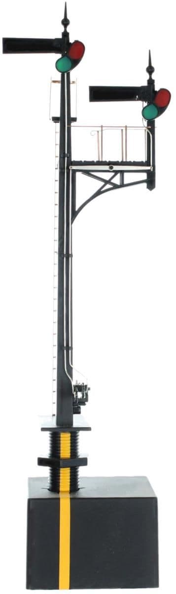 Dapol 7L-001-005 Motorised Signal GWR Junction RH 2 Arms Short RH Post, O Gauge