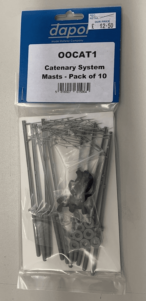 Dapol OOCAT1 OO Gauge catenary masts - Pack of 10