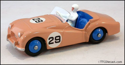 Dinky 111 Triumph TR2 [Pink] Sports and Driver Reproduced by Atlas Editions