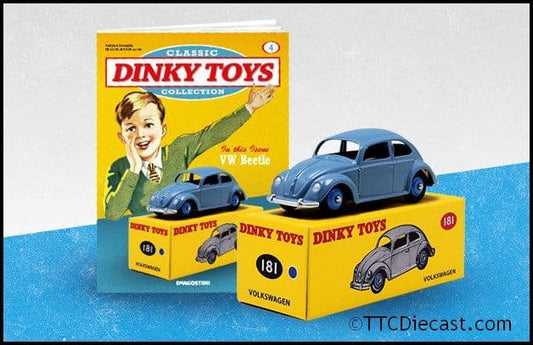 Dinky 181 Volkswagen Beetle Reproduced by Atlas Editions *LAST FEW*