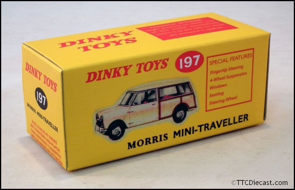 Dinky 197 Morris Mini Traveller - Green Reproduced by Atlas Editions LAST FEW *LAST FEW*