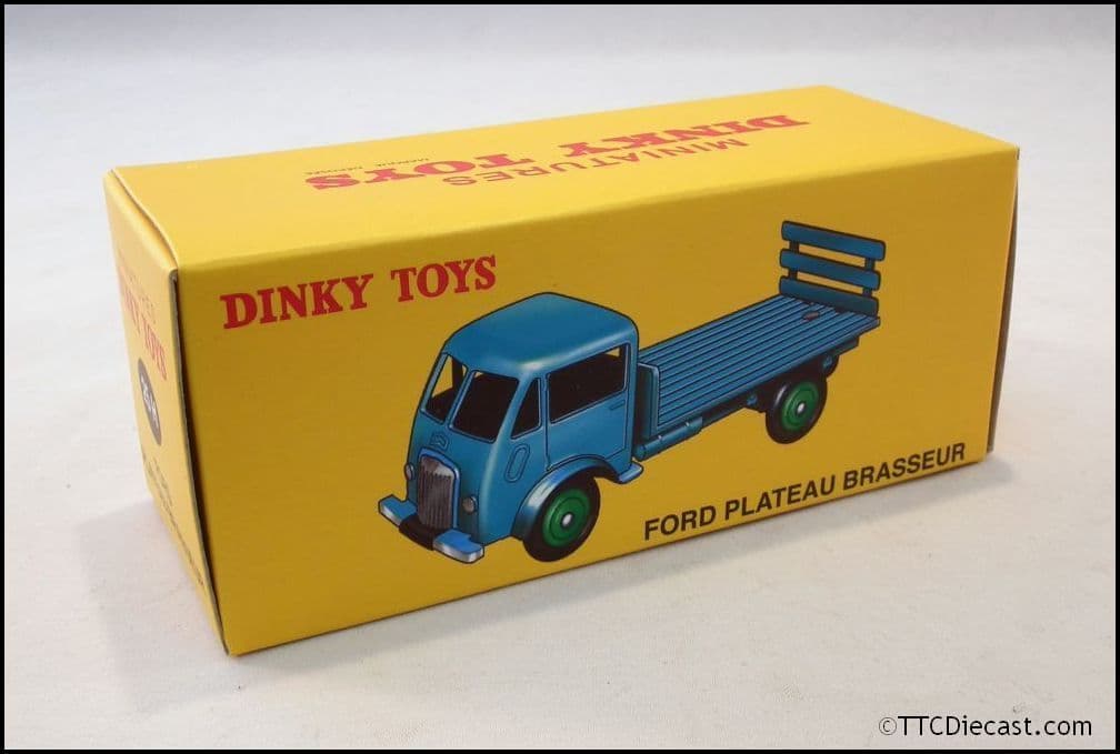 Dinky 25H Ford Plateau Brasseur Flatbed -Green Reproduced by Atlas Editions