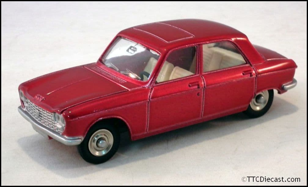 Dinky 510 Peugeot 204 -Red Reproduced by Atlas Editions