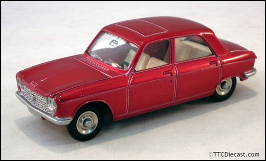 Dinky 510 Peugeot 204 -Red Reproduced by Atlas Editions