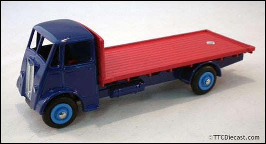 Dinky 512 Guy Vixen Flatbed Blue/Red Reproduced by Atlas Editions