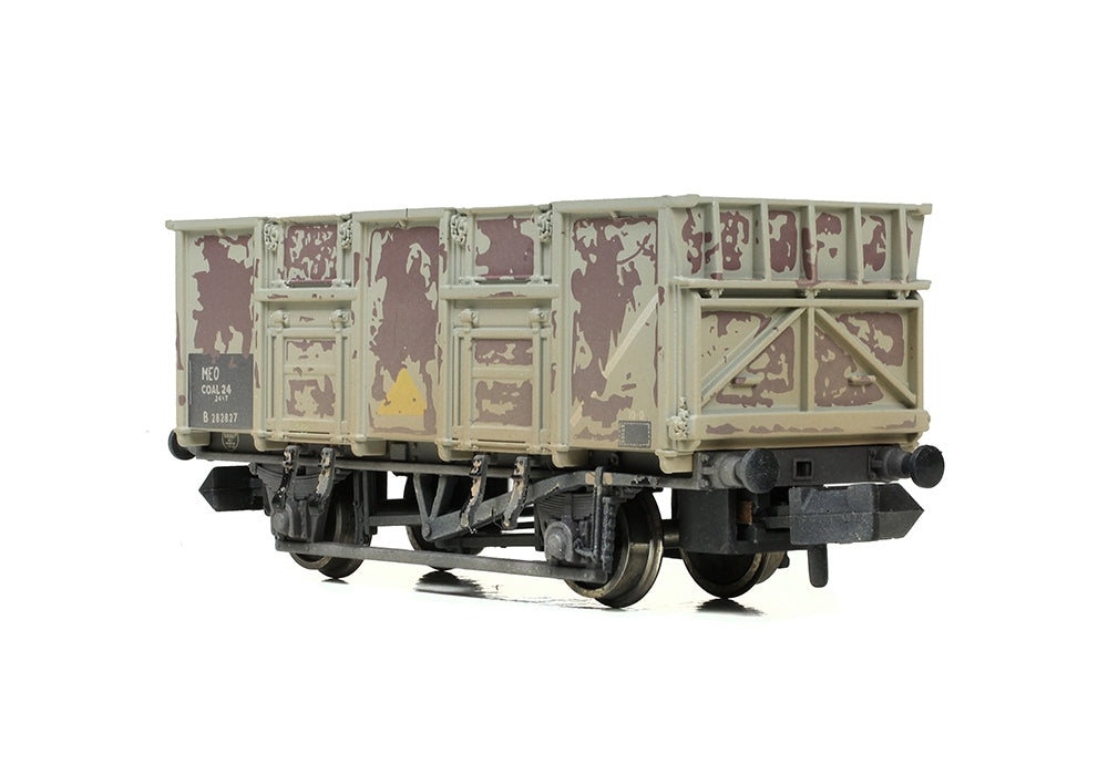 Farish 378-052 BR 24.5T Mineral Wagon BR Grey (TOPS) WEATHERED N Gauge *PRE ORDER £23.7*