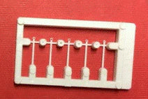 Ratio 143 Hand Rail Stanchions - Single Rail