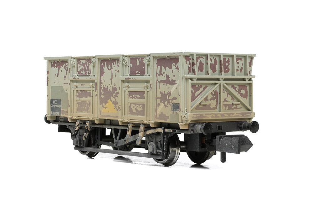 Farish 378-052A BR 24.5T Mineral Wagon BR Grey (TOPS) WEATHERED N Gauge *PRE ORDER £23.7*