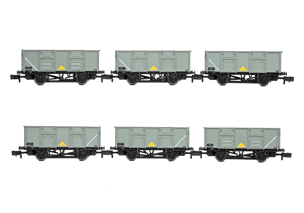 Farish 378-055 BR 24.5T Mineral 3-Wagon Pack BR Grey N Gauge *PRE ORDER £52.66*