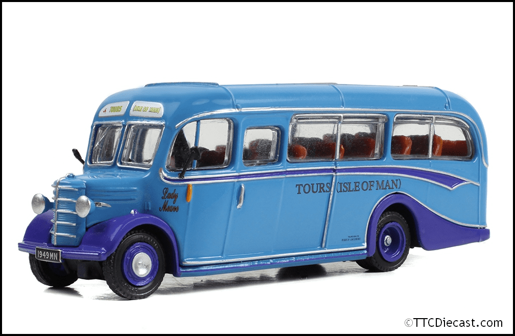 EFE E20143 Bedford OB Coach 1949MN Tours (Isle of Man) Douglas - 1/76 Scale