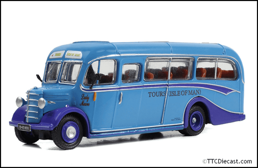 EFE E20143 Bedford OB Coach 1949MN Tours (Isle of Man) Douglas - 1/76 Scale