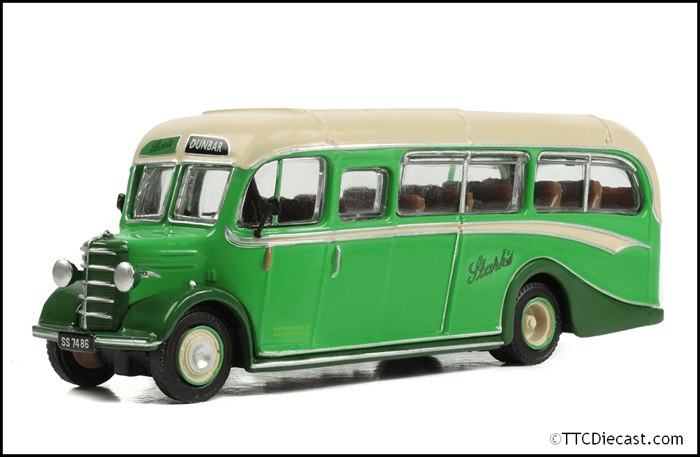 EFE E20145 Bedford OB Coach SS7486 Stark's of Dunbar - 1/76 Scale