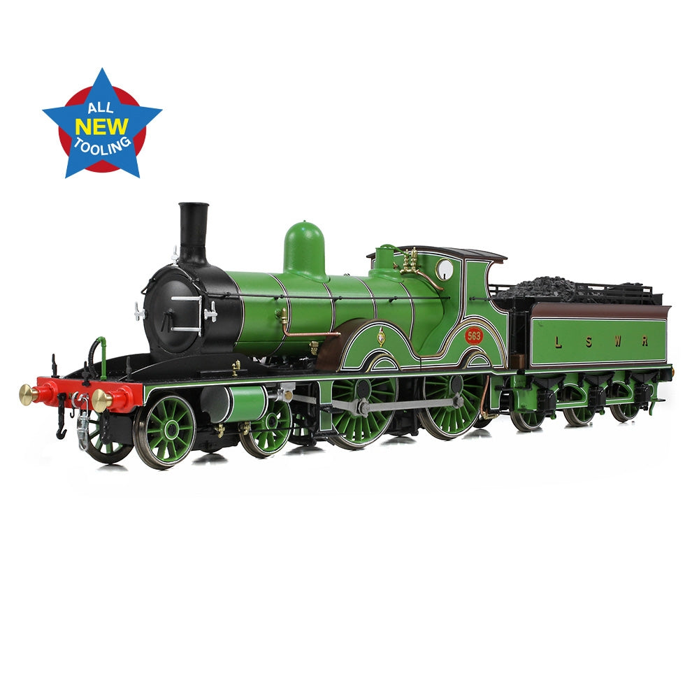 EFE Rail E85030 LSWR Adams T3 563 LSWR Drummond Green, OO Gauge - PRE ORDER £169.96