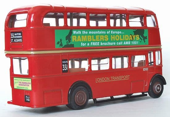 EFE 10128B AEC Regent SRT ' London Transport ' Rambler Holidays, Route 351 St Albans PRE OWNED