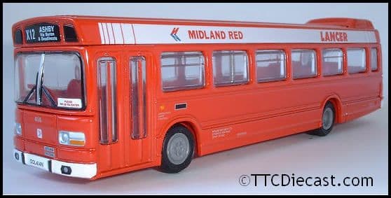 EFE 17206 Leyland National, Midland Red NBC, Route X12 Ashby, PRE OWNED
