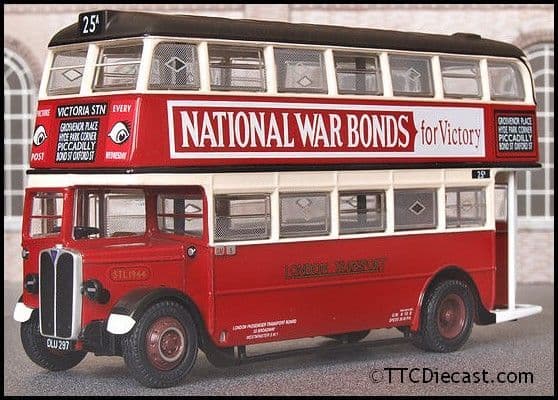 EFE 27811A Roof Box AEC STL, London Transport, Central Area, Route 25A