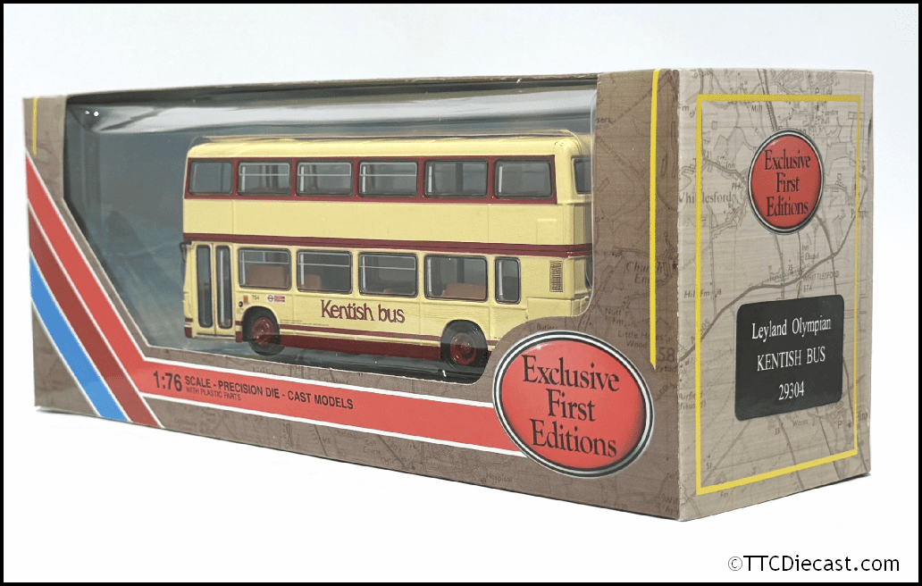 EFE 29304 Leyland Olympian Double Deck Bus, Kentish Bus, PRE OWNED