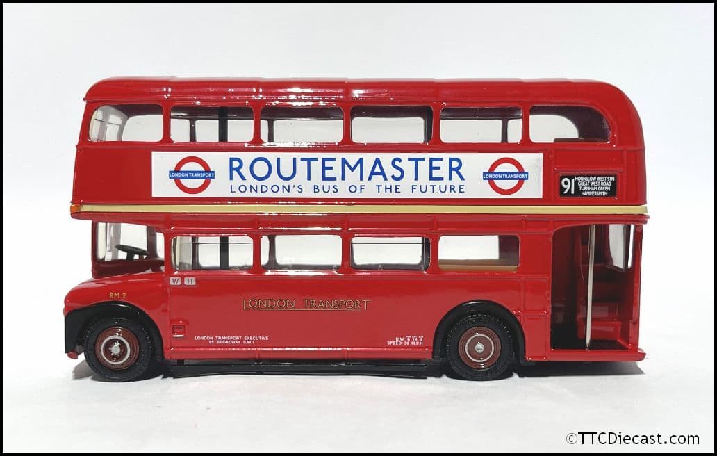 EFE 30303 Prototype AEC Routemaster (RM), London Transport Route 91 Wandsworth, PRE OWNED