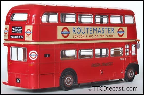 EFE 31601 Prototype AEC Routemaster (RM), London Transport, Route 2 Golders Green, PRE OWNED