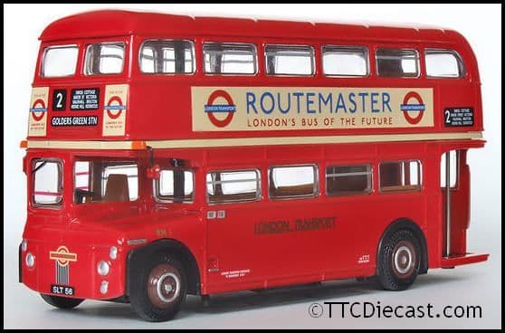 EFE 31601 Prototype AEC Routemaster (RM), London Transport, Route 2 Golders Green, PRE OWNED