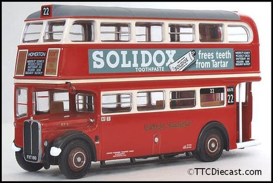 EFE 34001 AEC Regent RT, London Transport, Route 22 Homerton, PRE OWNED