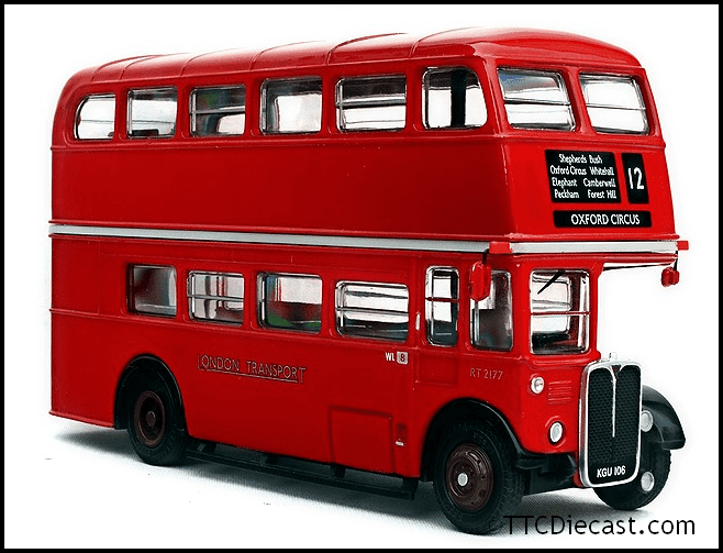 EFE 34112 AEC RT Class - London Transport Central Area - Route 12 Oxford Circus *LAST FEW*