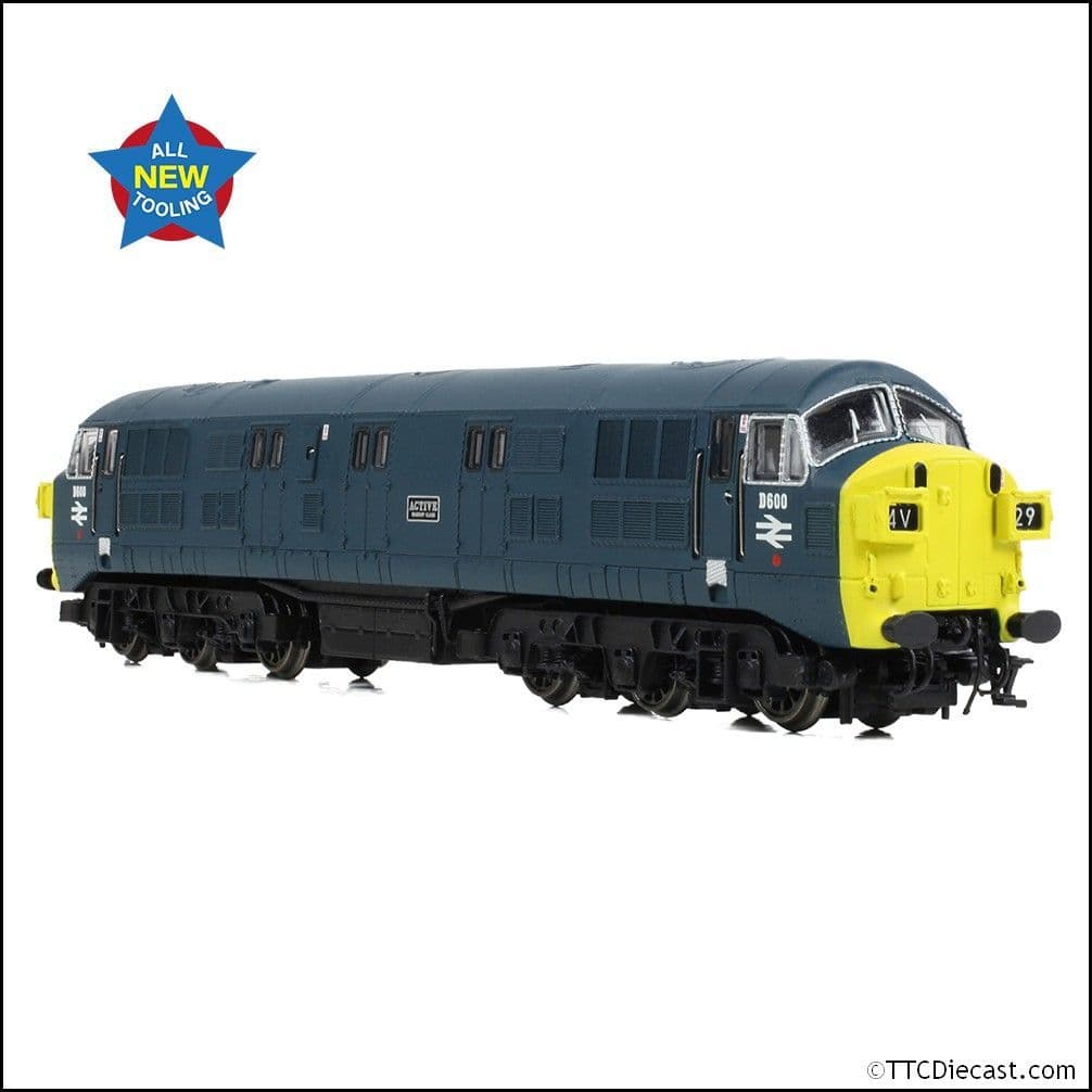 EFE Rail E84522 Class 41 'Warship' Headcode Box D600 'Active' BR Blue, N Gauge