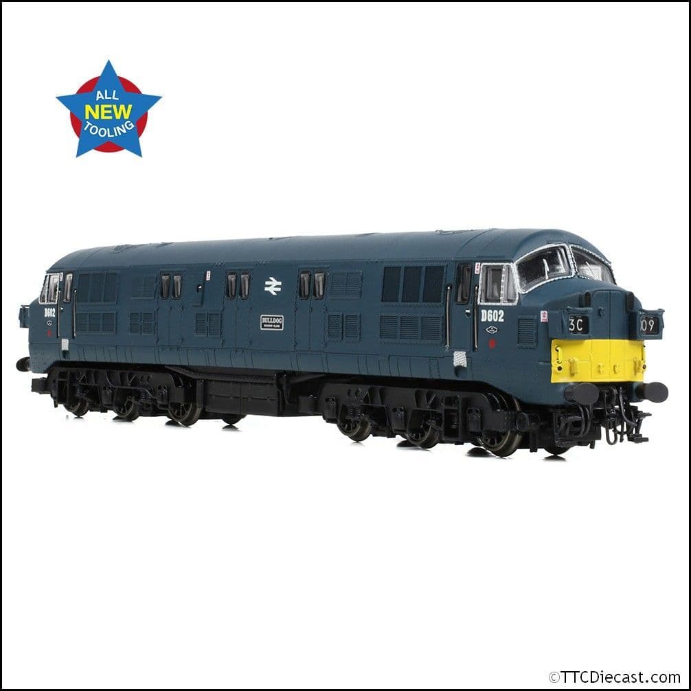 EFE Rail E84524 Class 41 'Warship' Headcode D602 'Bulldog' BR Blue (SYP), N Gauge