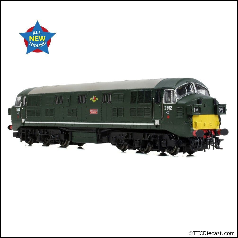 EFE Rail E84525 Class 41 'Warship' Headcode D602 'Bulldog' BR Green (SYP), N Gauge