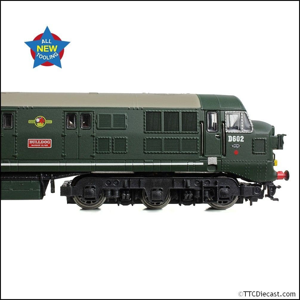 EFE Rail E84525 Class 41 'Warship' Headcode D602 'Bulldog' BR Green (SYP), N Gauge