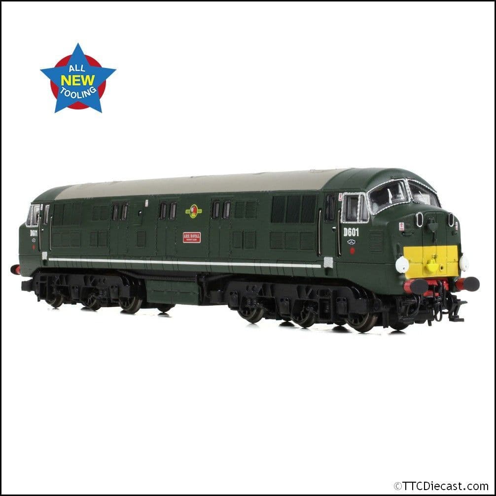 EFE Rail E84526 Class 41 'Warship' Disc D601 'Ark Royal' BR Green (SYP), N Gauge
