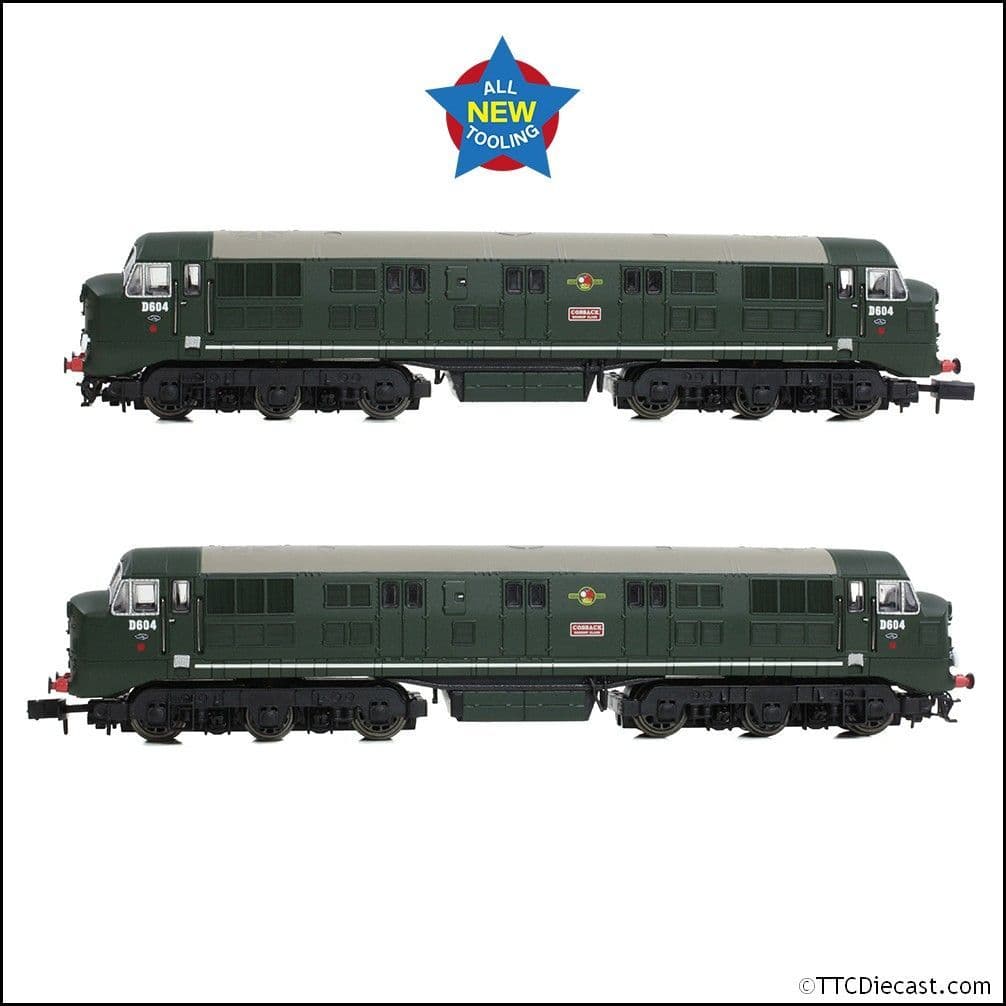 EFE Rail E84527 Class 41 'Warship' Disc D604 'Cossack' BR Green (L/Crest), N Gauge