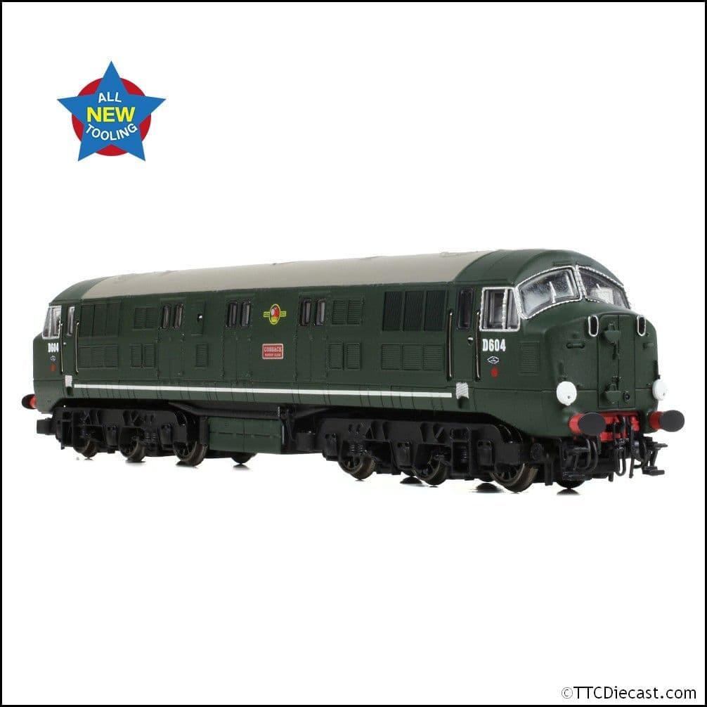 EFE Rail E84527 Class 41 'Warship' Disc D604 'Cossack' BR Green (L/Crest), N Gauge