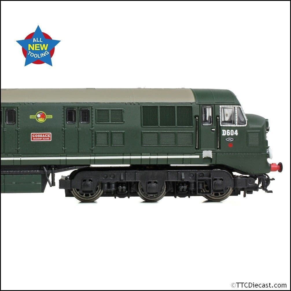 EFE Rail E84527 Class 41 'Warship' Disc D604 'Cossack' BR Green (L/Crest), N Gauge
