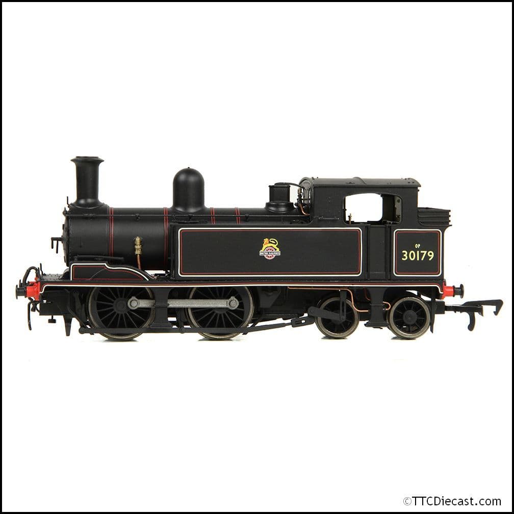 EFE Rail E85017 LSWR Adams O2 30179 BR Lined Black (Early Emblem), OO Gauge