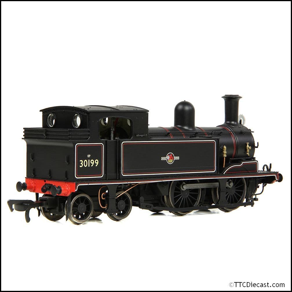 EFE Rail E85018 LSWR Adams O2 30199 BR Lined Black (Late Crest), OO Gauge