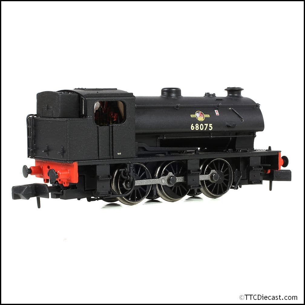 EFE Rail E85501 WD Austerity (J94) Saddle Tank 68075 BR Black (Late Crest) - N Gauge *LAST FEW*