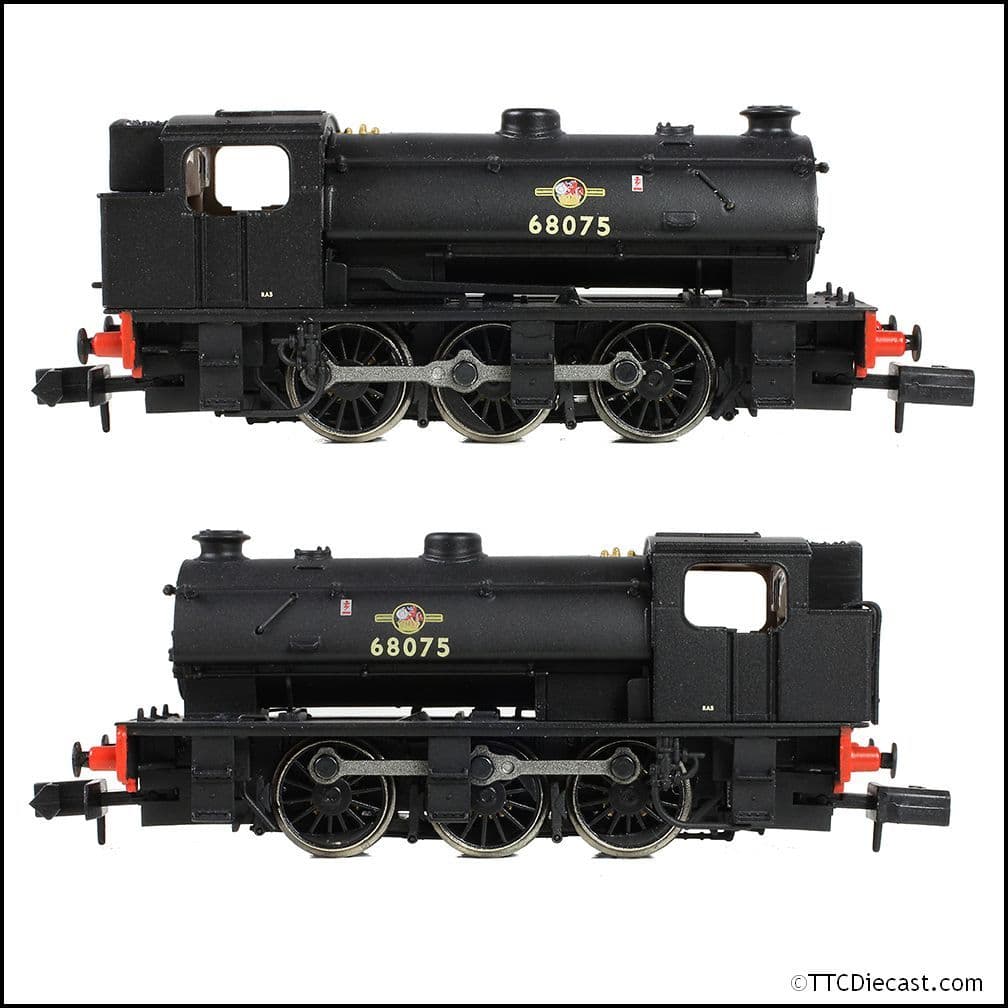 EFE Rail E85501 WD Austerity (J94) Saddle Tank 68075 BR Black (Late Crest) - N Gauge *LAST FEW*