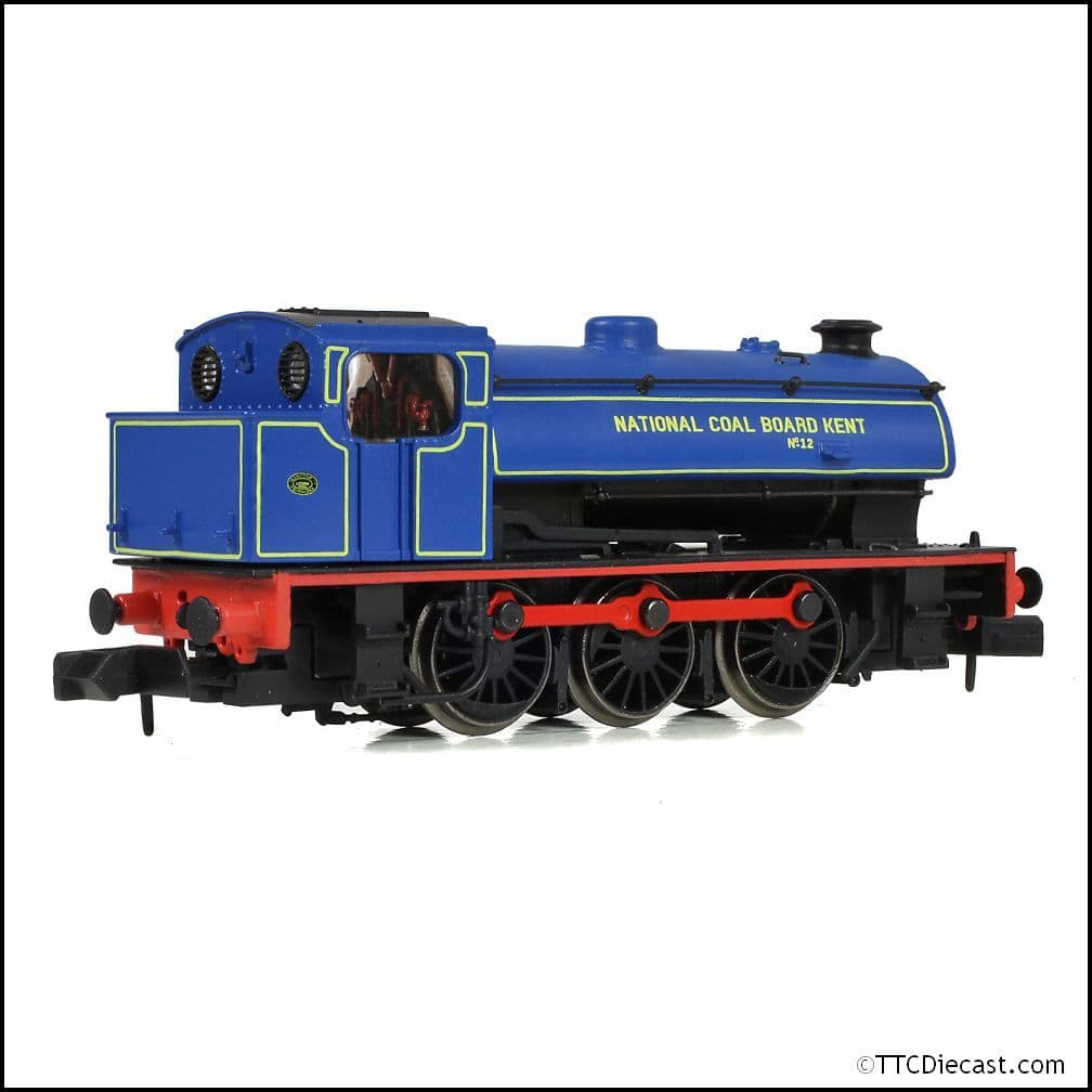 EFE Rail E85503 WD Austerity Saddle Tank No. 12 NCB Kent Lined Blue - N Gauge *LAST FEW*