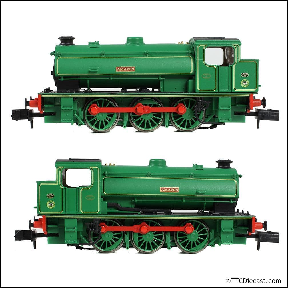 EFE Rail E85504 WD Austerity Saddle Tank 'Amazon' NCB Lined Green - N Gauge