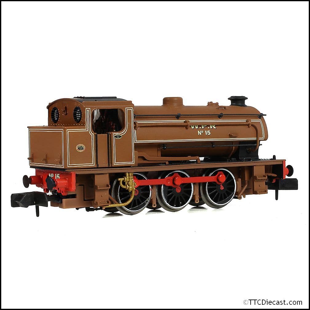 EFE Rail E85509 WD Austerity Saddle Tank No. 15 W.P.R (Wemyss Private Railway) Brown - N Gauge