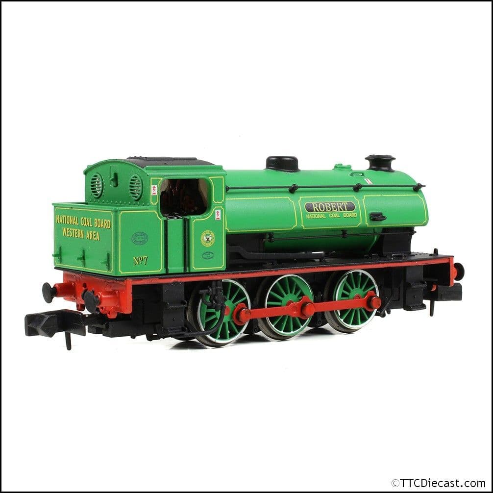 EFE Rail E85510 WD Austerity Saddle Tank No. 7 'Robert' NCB Lined Green N Gauge