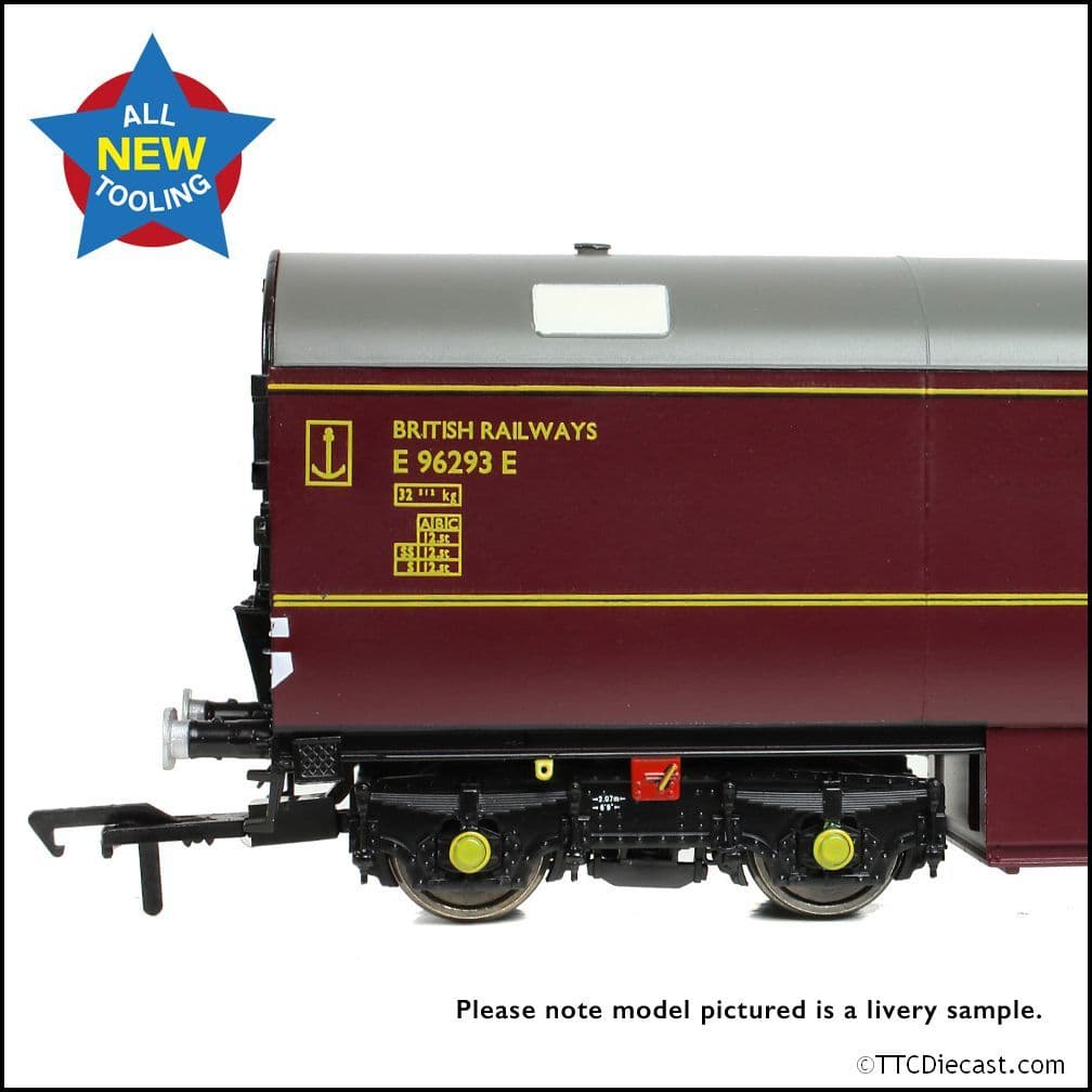 EFE Rail E86003 Newton Chambers Car Carrier BR Maroon, OO Gauge *LAST FEW*