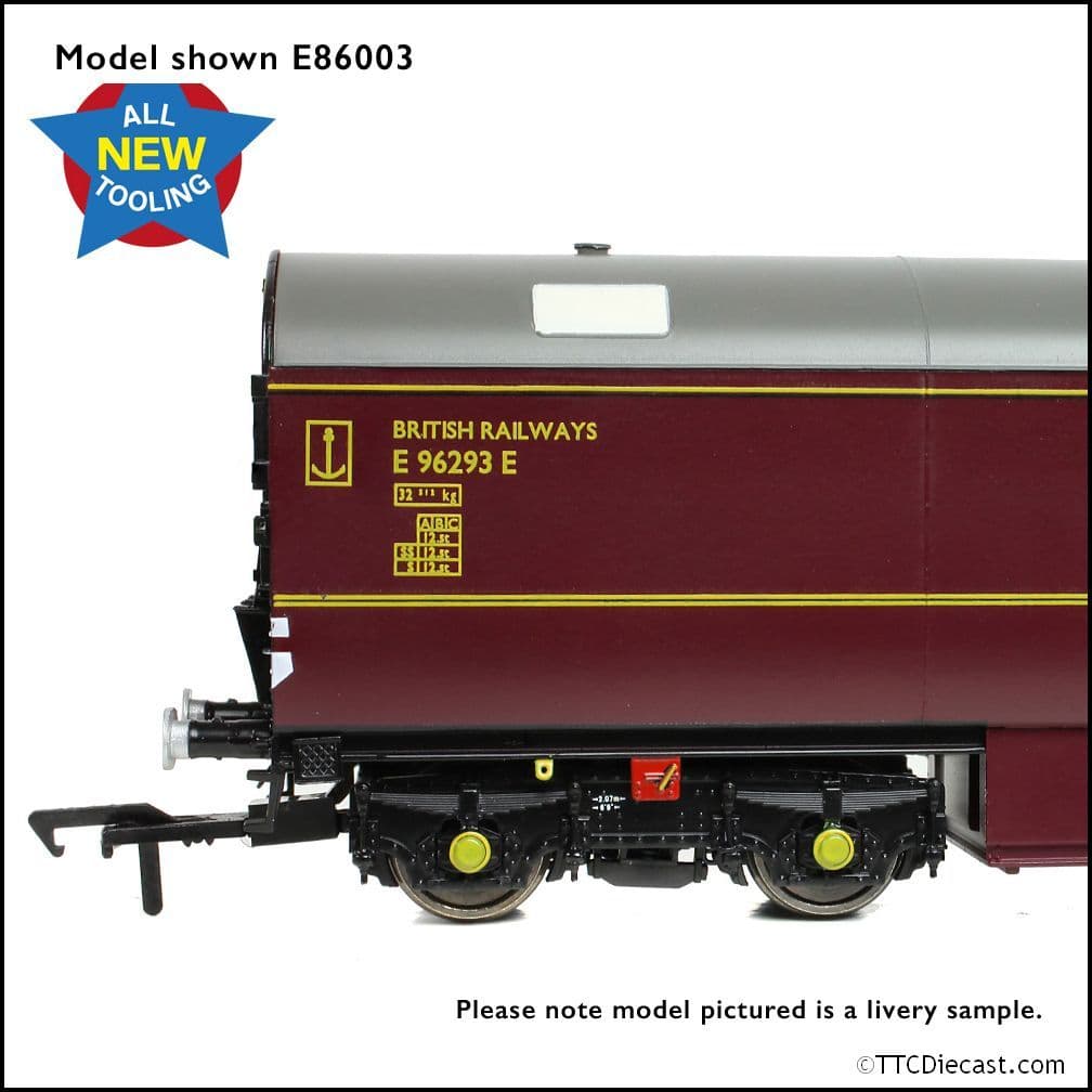 EFE Rail E86004 Newton Chambers Car Carrier BR Maroon, OO Gauge