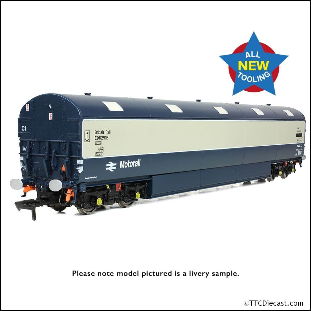 EFE Rail E86007 Newton Chambers Car Carrier BR Blue & Grey, OO Gauge