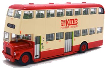 80M 38004 KMB Daimler D Rt. 63 Yau Oi (South) 1:76 Scale