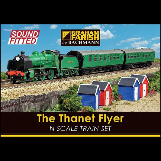 Farish 370-165SF The Thanet Flyer SOUND FITTED Train Set - N Gauge